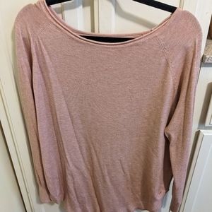 Liam & Co. Soft curved hem sweater